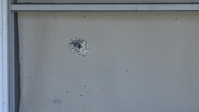 Several bullets were fired into the house. Picture: NCA NewsWire / Roy VanDerVegt