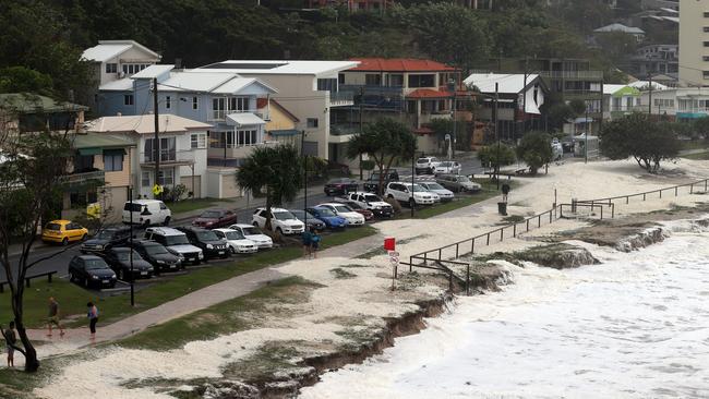 Currumbin Beach was heavily eroded. Picture: Adam Head