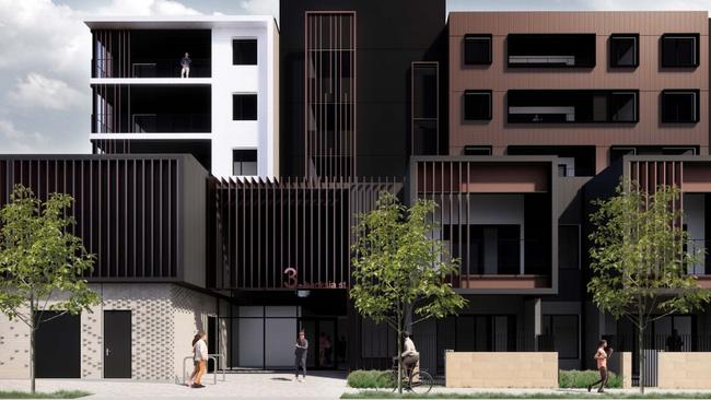 A six-storey residential building has been approved for Banksia Street, Glenside. Images for planning purposes, not final images of project. Picture: supplied