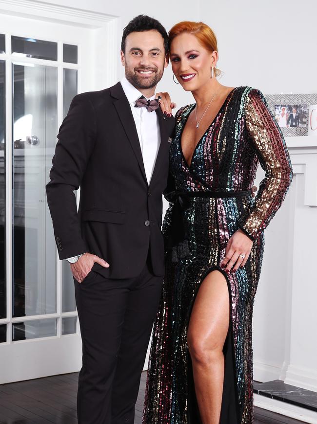 Cam and Jules from Married at First Sight are excited for the TV Logies later this month. Picture: David Swift.