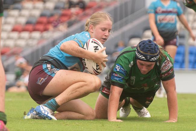 Mackay Cutters vs Townsville Blackhawks Harvey Norman U17's Saturday 22 February 2025 Picture:Michaela Harlow