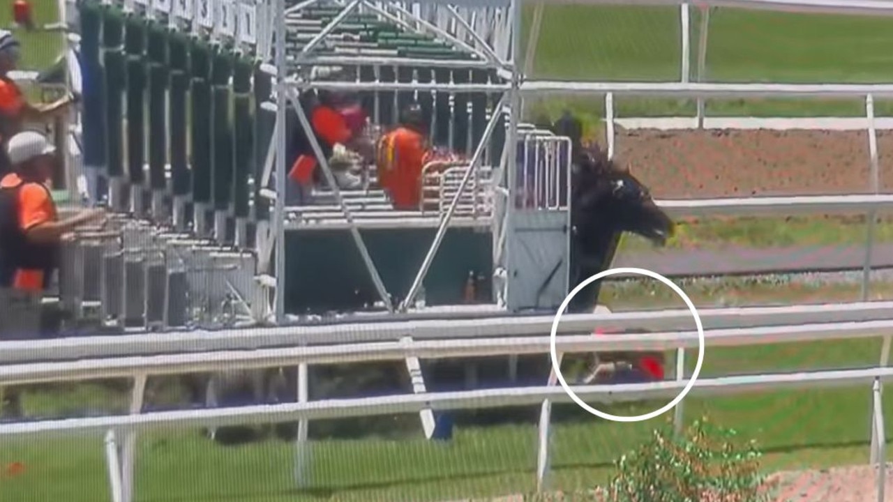 WATCH: Barrier attendant miraculously escapes injury