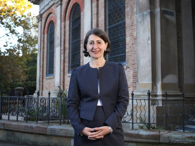 Premier Gladys Berejiklian: “There are no plans to slow down: quite the opposite.”