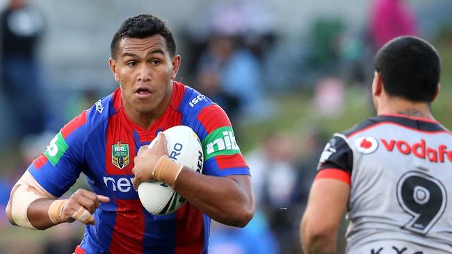 Daniel Saifiti in action for the Knights.