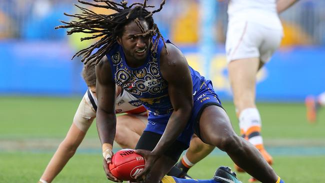 How much will Nic Naitanui’s injury hurt the Eagles? Picture: Getty Images