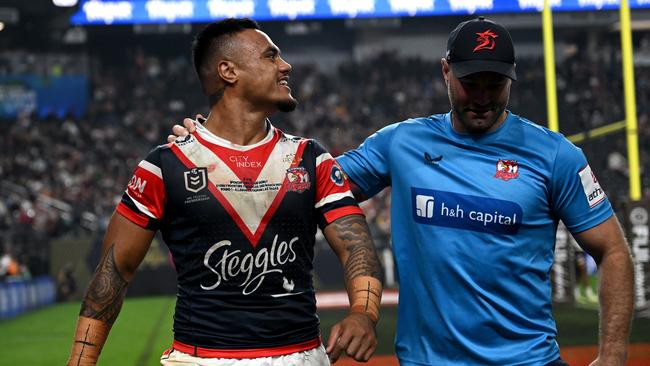 Spencer Leniu was suspended for eight weeks. Picture: NRL Photos