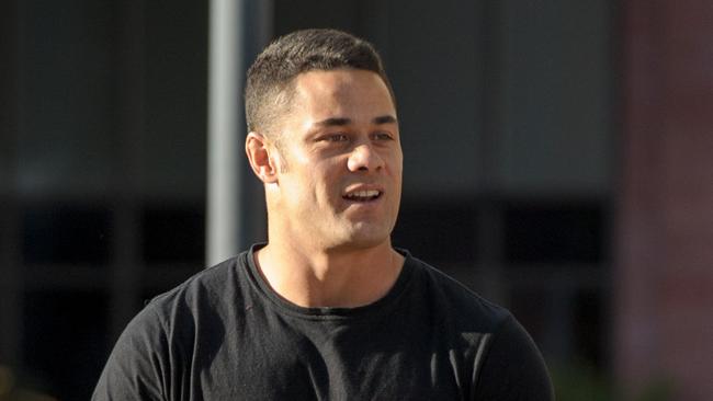 Jarryd Hayne has been spotted at Parramatta Eels training.