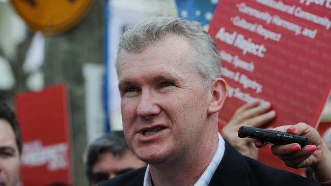 Tony Burke MP attends a ‘Walk of Respect’ against proposed changes to Section 18C of the Racial Discrimination Act.