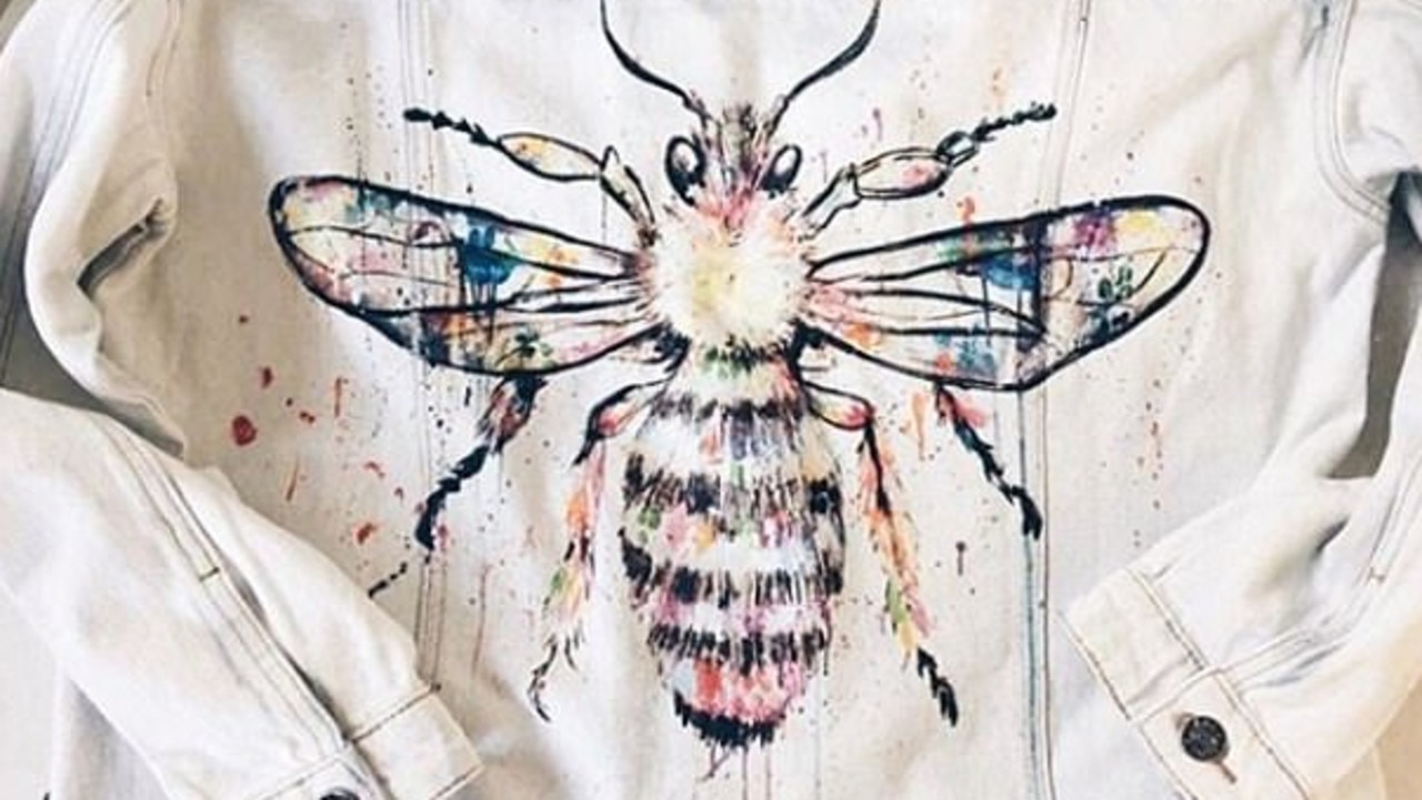 Sophie created a bee that attracted the attention of Ariana Grande’s publicist, who asked if it could be embroidered on a jacket for the star. It was after the terrorist attack at her concert in Manchester where Sophie raised money to support the victims.