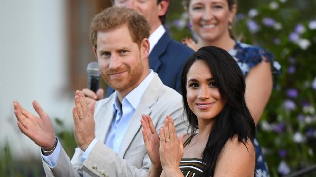 Prince Harry and Meghan. Picture: Getty