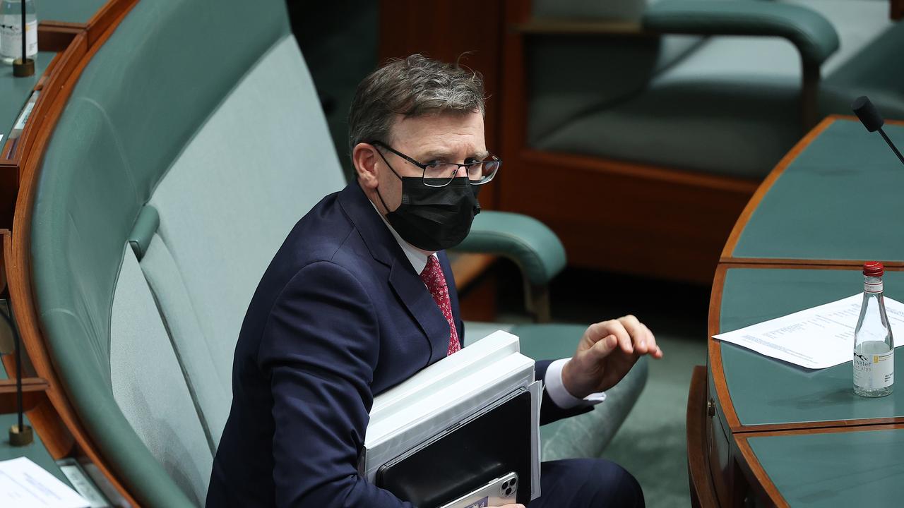 Alan Tudge stood down from politics after question time. Picture: NCA NewsWire / Gary Ramage