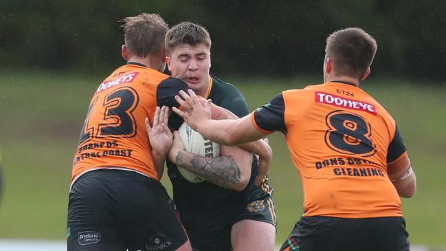 Dylan Coyle in action for Wyong. Picture: Sue Graham