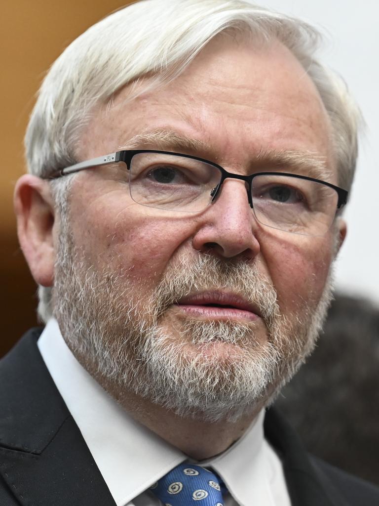 Australia’s ambassador to the US, Kevin Rudd will also attend. Picture: NewsWire/ Martin Ollman