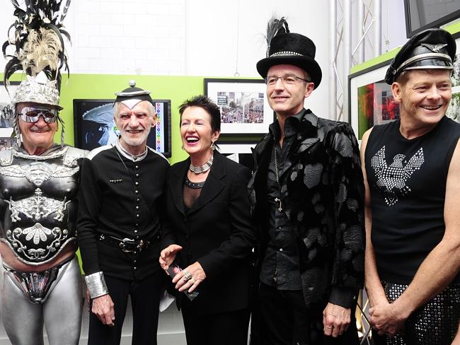 Clover Moore (centre) is right at home among the most alternative members of her community.