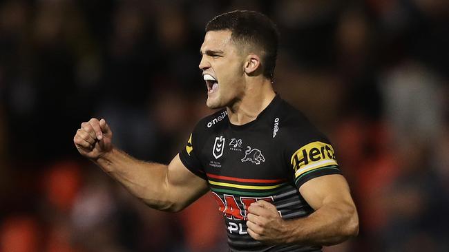 Nathan Cleary has had plenty to celebrate in 2020. Picture: Brett Costello