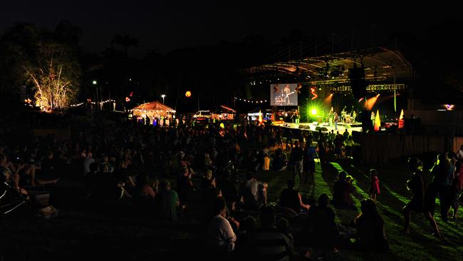 Darwin Festival's Santos opening concert at The Gardens Amphitheatre was previously sponsored by the energy giant to the tune of $100,000 a year.