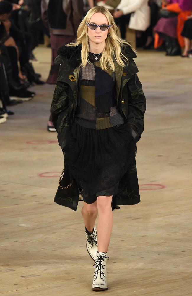 Back in black at Coach. Picture: Getty Images