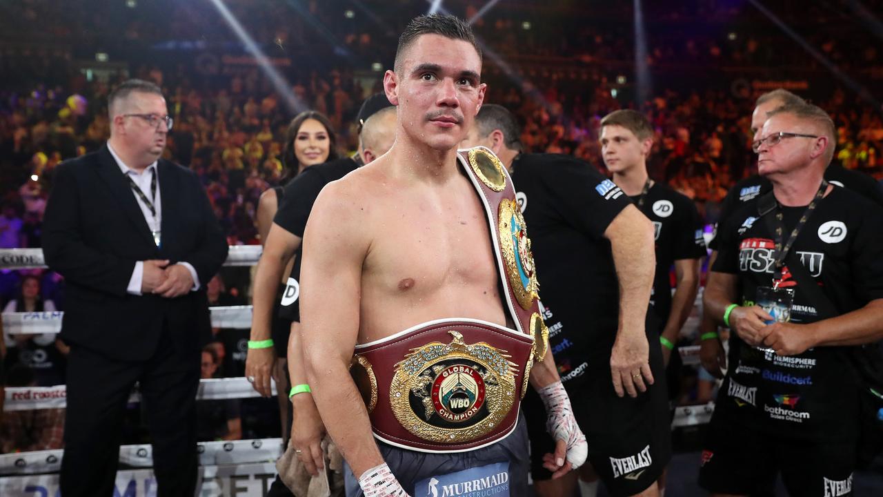 Tim Tszyu vs Takeshi Inoue. Photo: No Limit Boxing / Brett Costello.