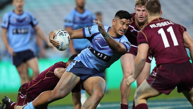 Oregon Kaufusi was Parramatta’s only NSW rep last year when he played prop for the under-20s. Picture: Brett Costello