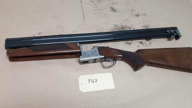 Other firearms were found buried in sand dunes at Port Gawler. Picture: SA Police