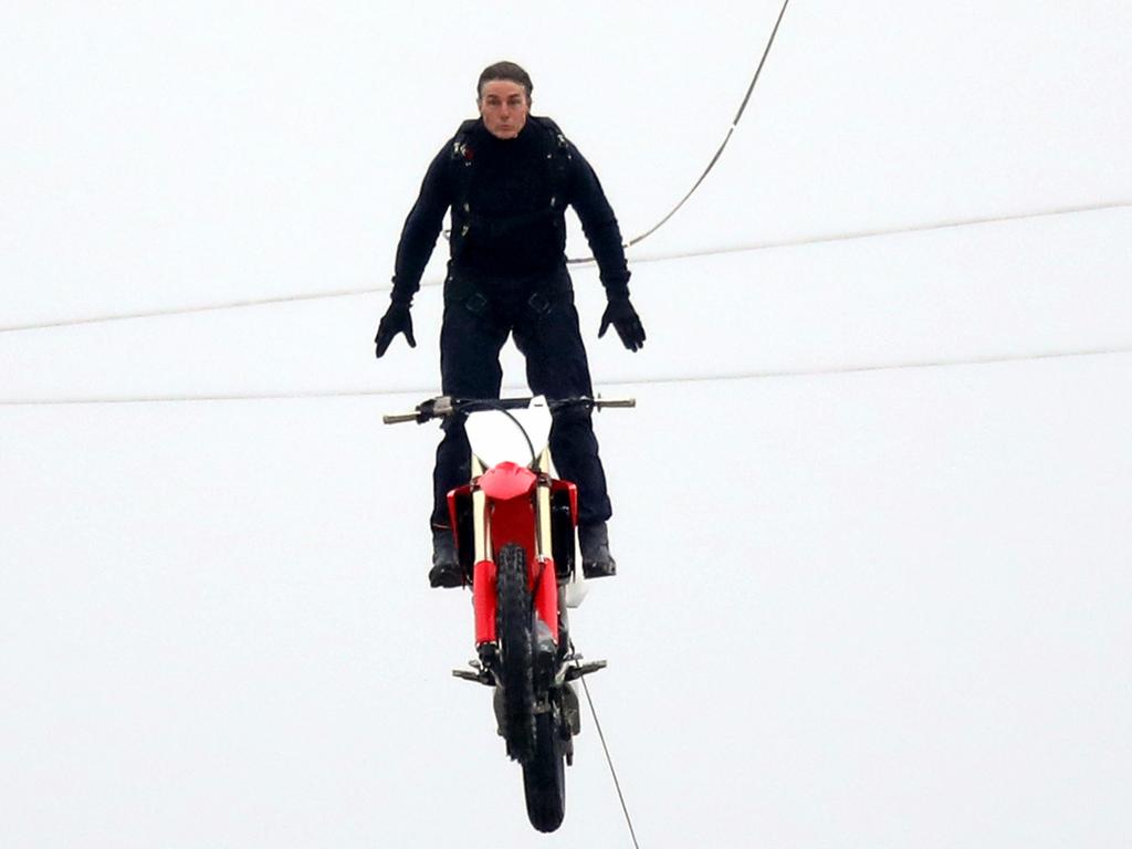 Tom is well-known for filming his own stunts. Picture: Valentine/Bridger/Dean/SplashNews.com