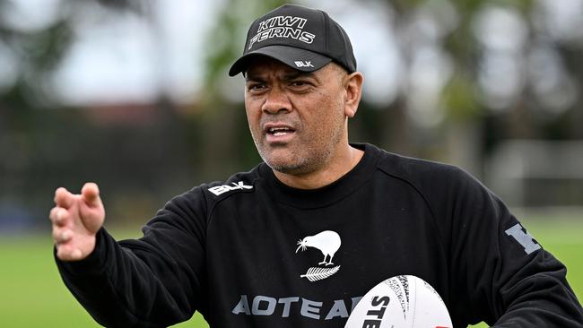 Kiwi Ferns coach Ricky Henry. New Zealand Kiwi Ferns training at Kings College, Auckland, New Zealand on Tuesday 17 October 2023. Photo credit: Alan Lee / www.photosport.nz