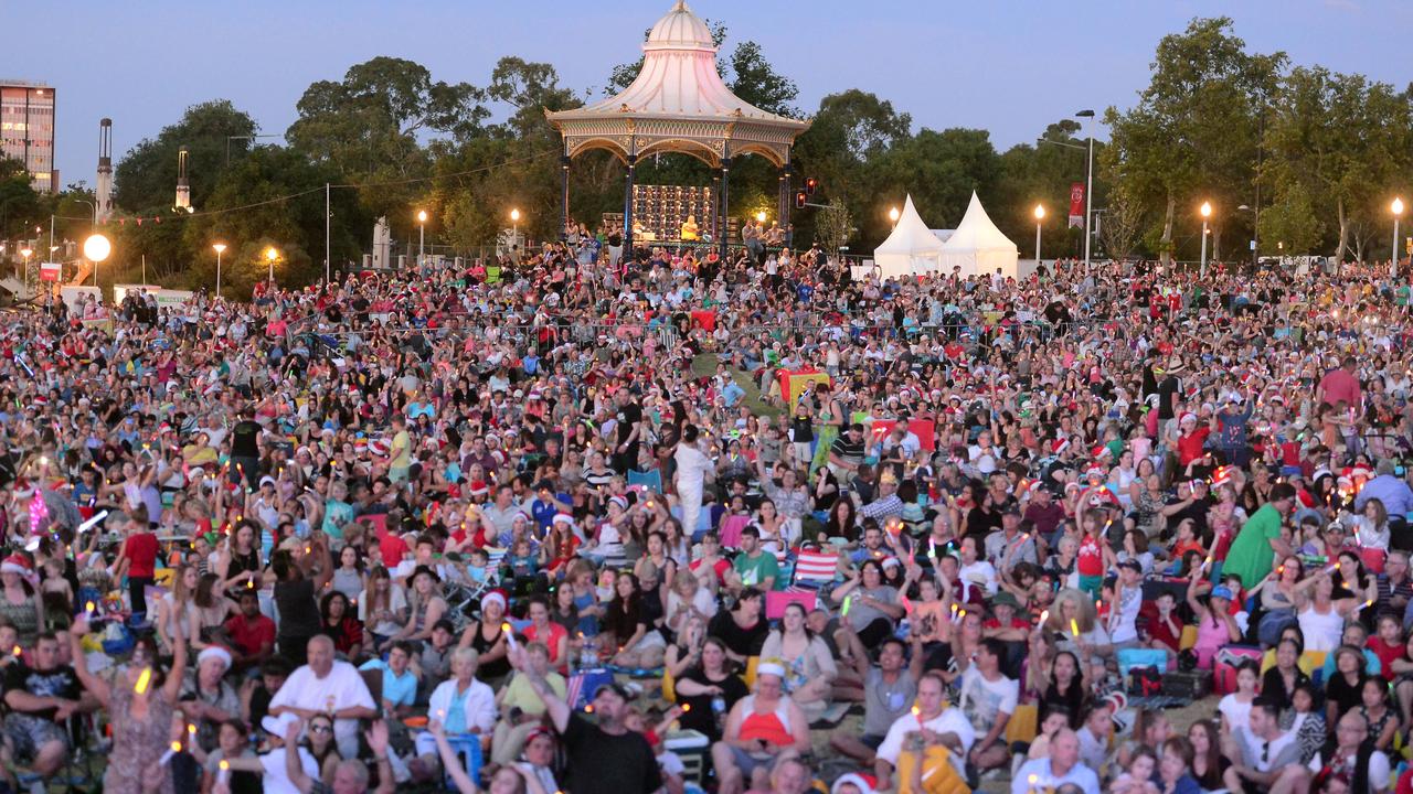 The Carols by Candlelight event faces a $350,000 funding deficit, with naming rights worth $250,000. Picture: Tom Huntley