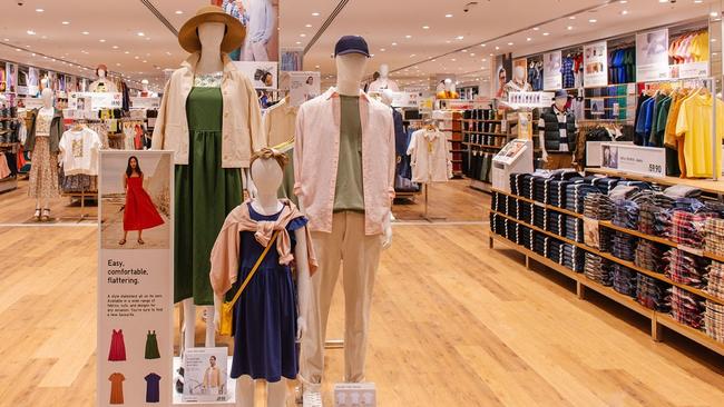 Uniqlo’s Myer Centre store. Picture: Supplied