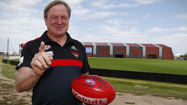 Kevin Sheedy today Essendon HQ Tullamarine Picture:Wayne Ludbey