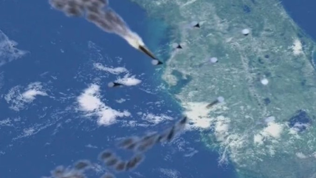 This still, of nuclear missiles raining down on Florida in one of Vladimir Putin's propaganda videos, infuriated Donald Trump.