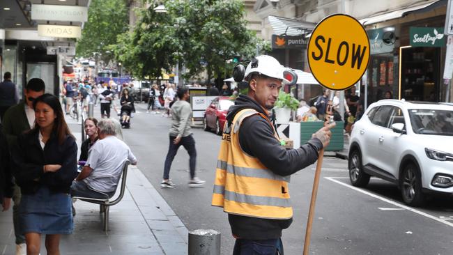 MELBOURNE, AUSTRALIA - NewsWire Photos, JANUARY 19. 2024. Generic economic images in Melbourne. Flinders Lane. Picture: NCA NewsWire / David Crosling