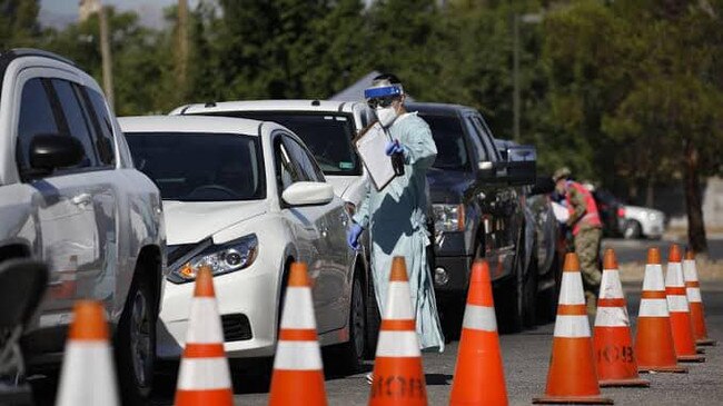 Long queues of up to two hours are being experienced by people getting drive-through COVID tests in Gladstone.