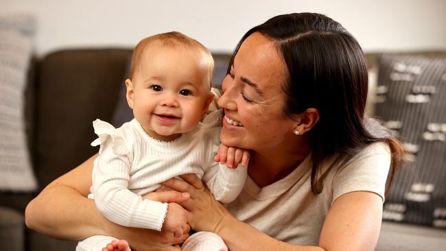 Winner of The Advertiser’s cutest baby competition, Isabella from Trott Park. Picture: NCA NewsWire / Kelly Barnes