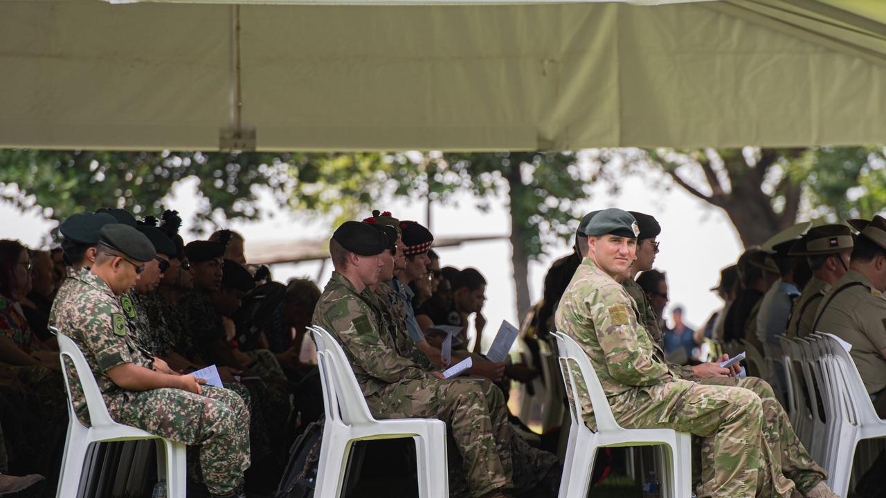 Darwin Cenotaph's Remembrance Day service, 2023. Picture: Pema Tamang Pakhrin