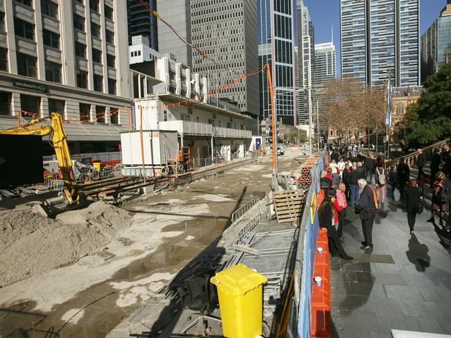 A 15-year-old girl received an industrial strength electric shock near the Sydney light rail project.