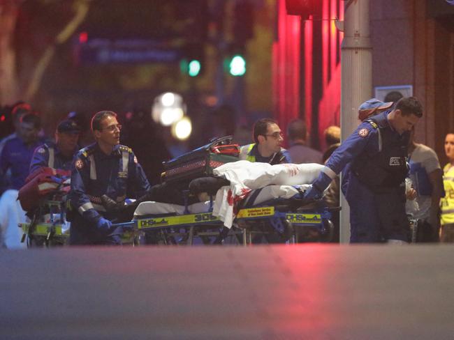 Two hostages and the gunman were killed with four others injured. Picture: Bill Hearne