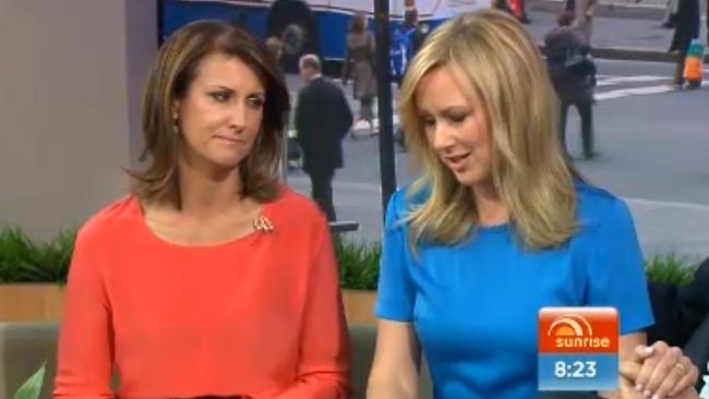 There was rumours Barr and former Sunrise host Melissa Doyle had tension between them behind the scenes.