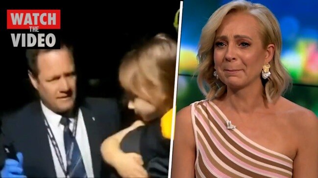 Carrie Bickmore in tears over the discovery of Cleo Smith (The Project)