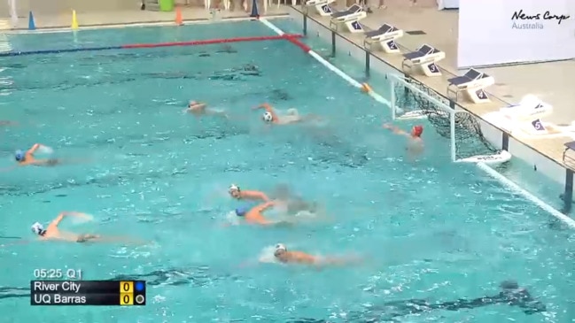 Replay: Water Polo Queensland State Titles gold medal matches - UQ Barracudas v River City (U18 boys)