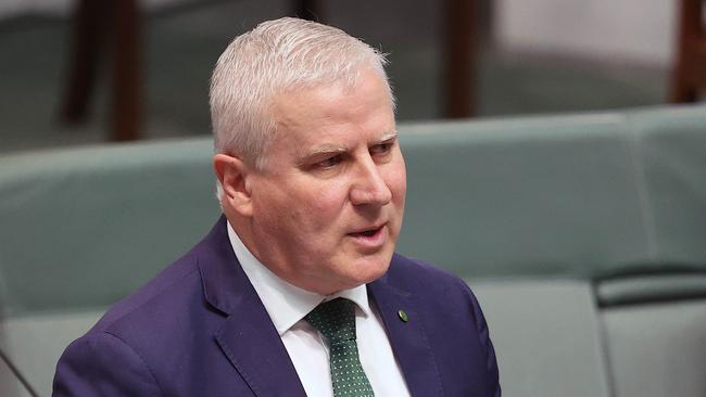 CANBERRA, AUSTRALIA - NewsWire Photos OCTOBER 25th, 2021: Michael McCormack during Question Time in the House of Representatives in Parliament House Canberra.Picture: NCA NewsWire / Gary Ramage