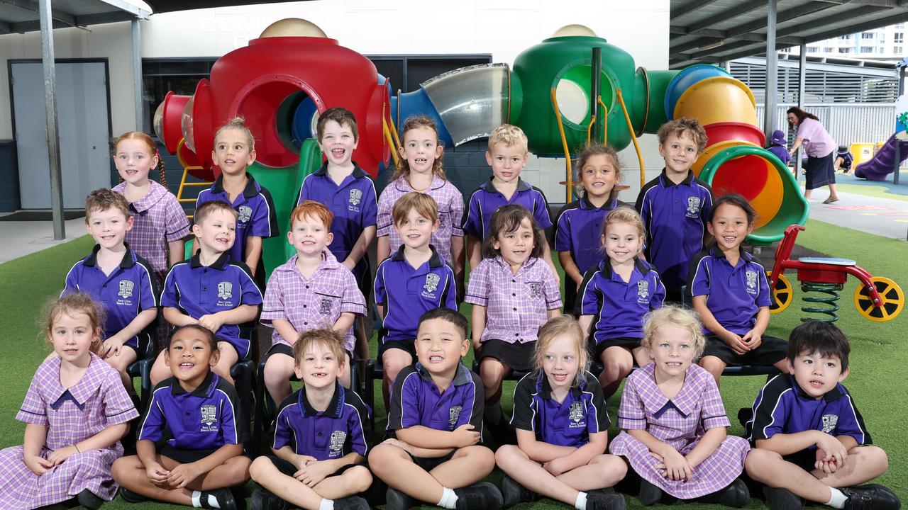 My First Year: Broadbeach State School Prep A. Front row: Sarah-Grace, Katara, Hugh, Alex, Frankie, Sienna, John. Middle row: Jack, Harrison, Hudson, Mac, Ruby, Mia, Emma. Back row: Sage, Viktor, George, Remi, Ryker, Eva, Lex. Picture Glenn Hampson