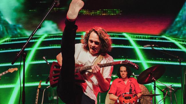 Footloose: King Gizzard and the Lizard Wizard performs at Play On, Victoria, at Sidney Myer Music Bowl on October 30, 2022. Picture: rcstills