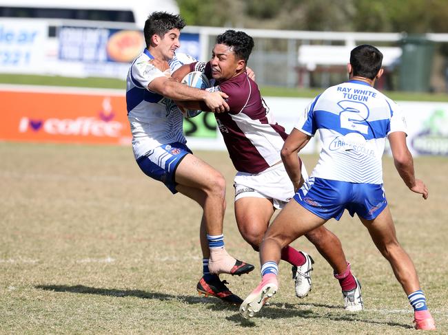 Burleigh second-rower Api Noema-Matenga. Picture: Richard Gosling