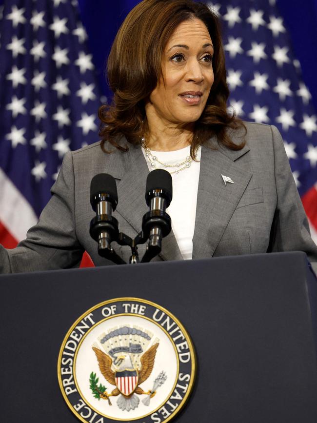 The President will hold; meetings with Vice President Kamala Harris. (Photo by Kevin Dietsch / GETTY IMAGES NORTH AMERICA / Getty Images via AFP)
