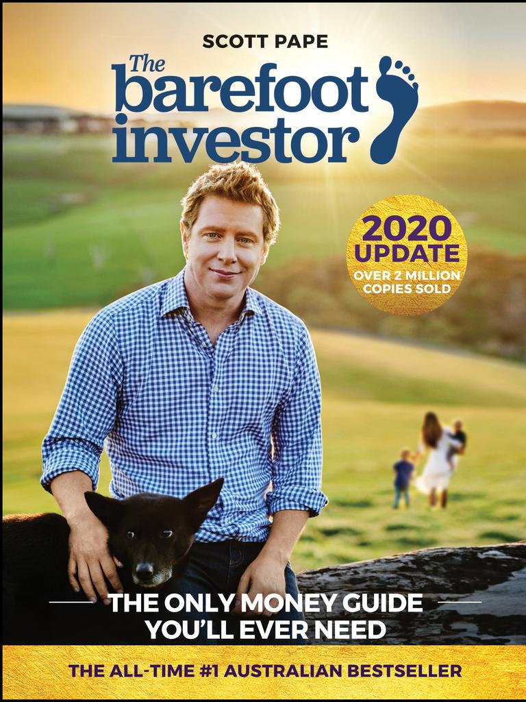 The Barefoot Investor book. Picture: Supplied.