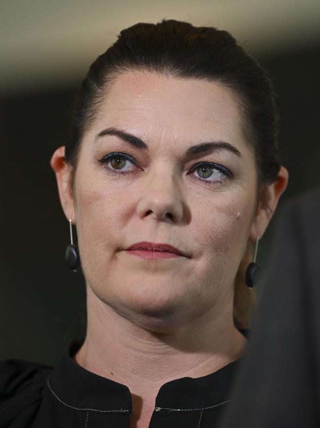 Sarah Hanson-Young says NBN Co executive pay is excessive. Picture: NewsWire / Martin Ollman