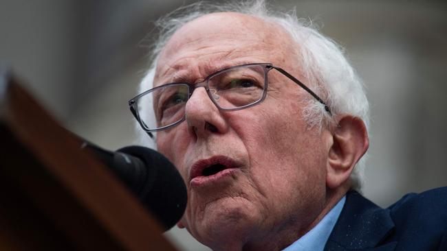 Taxing unrealised capital gains is part of Senator Bernie Sanders’ playbook in the US. Picture: AFP
