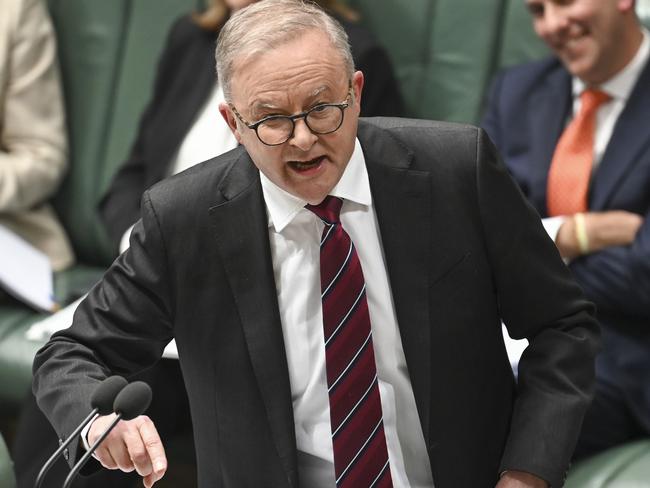 CANBERRA, Australia - NewsWire Photos - July 3, 2024:  Prime Minister Anthony Albanese during Question Time at Parliament House in Canberra. Picture: NewsWire / Martin Ollman
