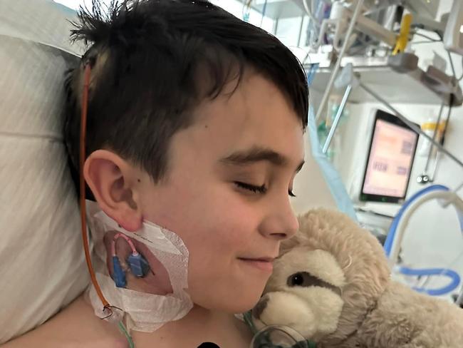 A GoFundMe has been set up for 13-year-old Jett from the Central Coast who suffers from a brain tumour. Picture: GoFundMe