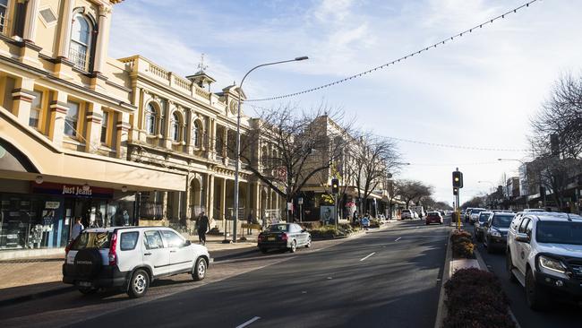 Summer Street in Orange in the NSW Central West. Picture: Dylan Robinson